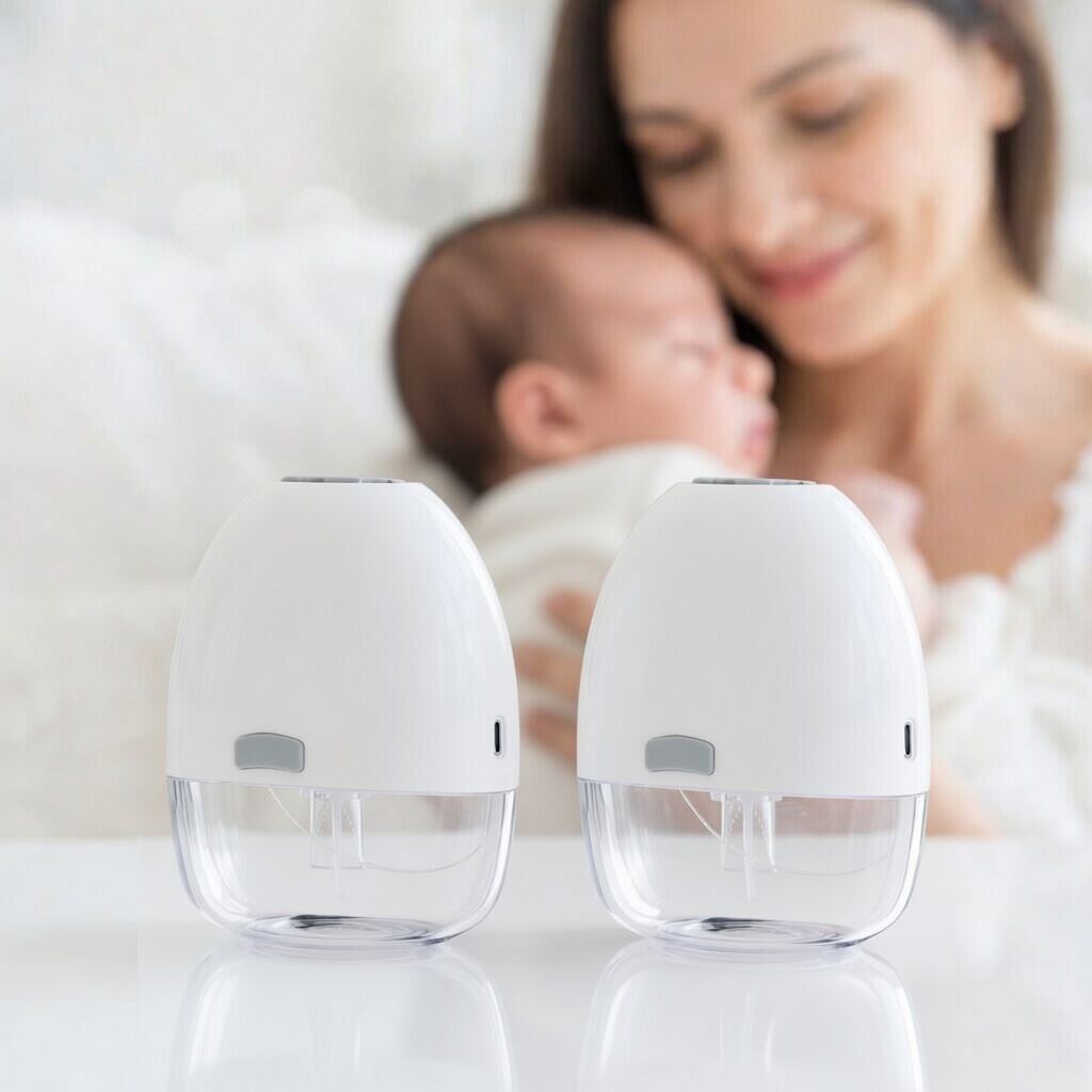 Extractor De Leche Materno Manos Libre Super Delgado Pack X2