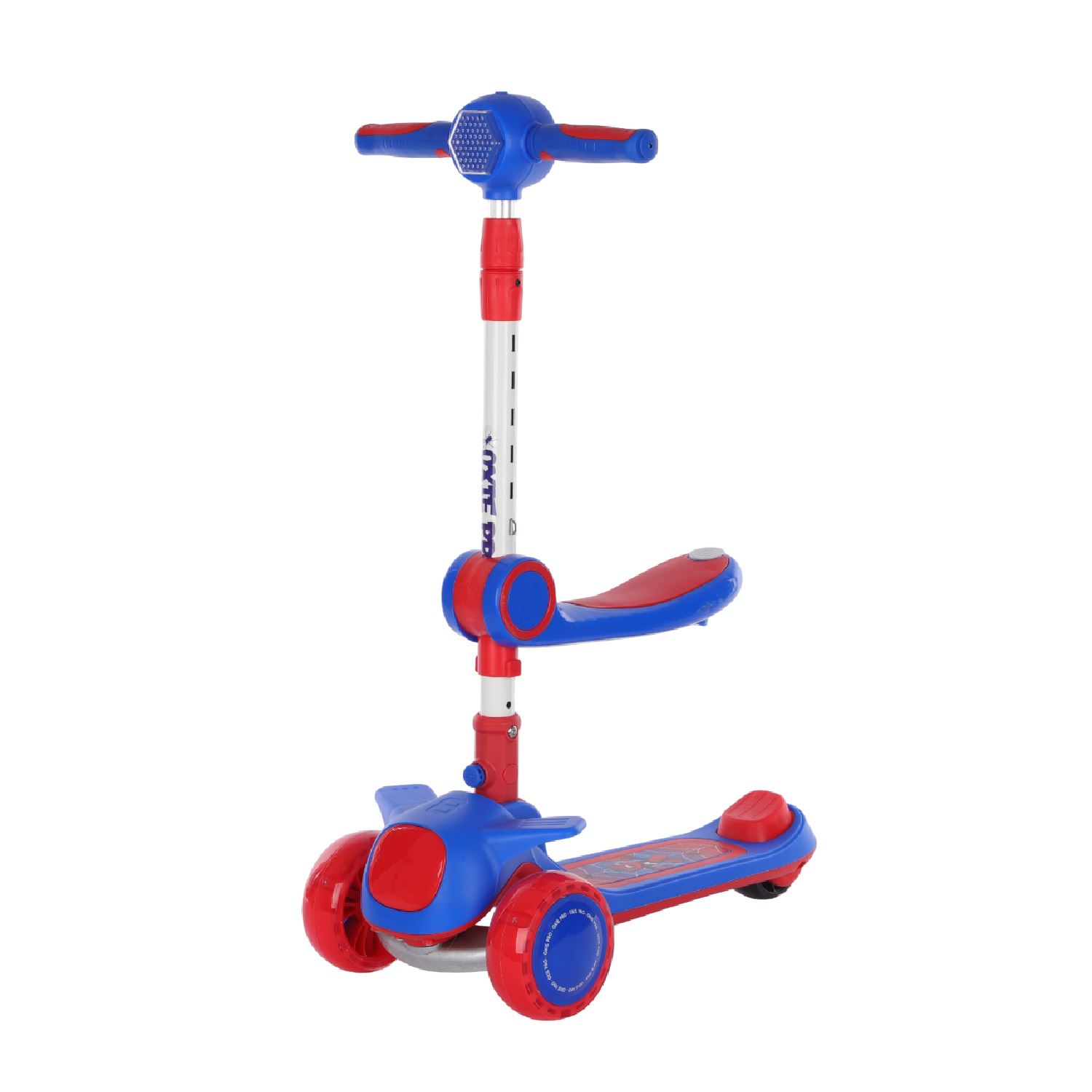 Scooter Lexus con asiento Oxie Pro bluetooth azul rojo