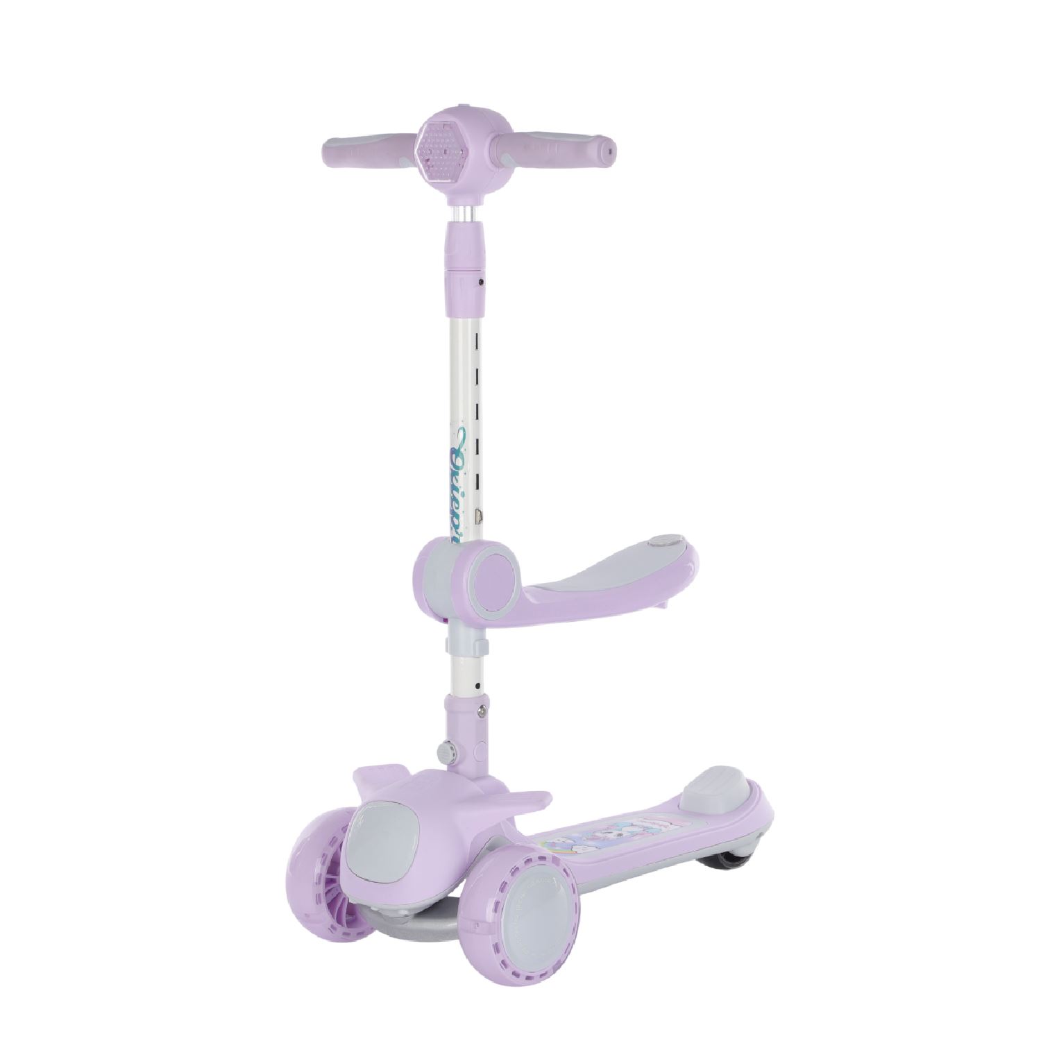 Scooter Lexus con asiento Oxie Pro bluetooth lila