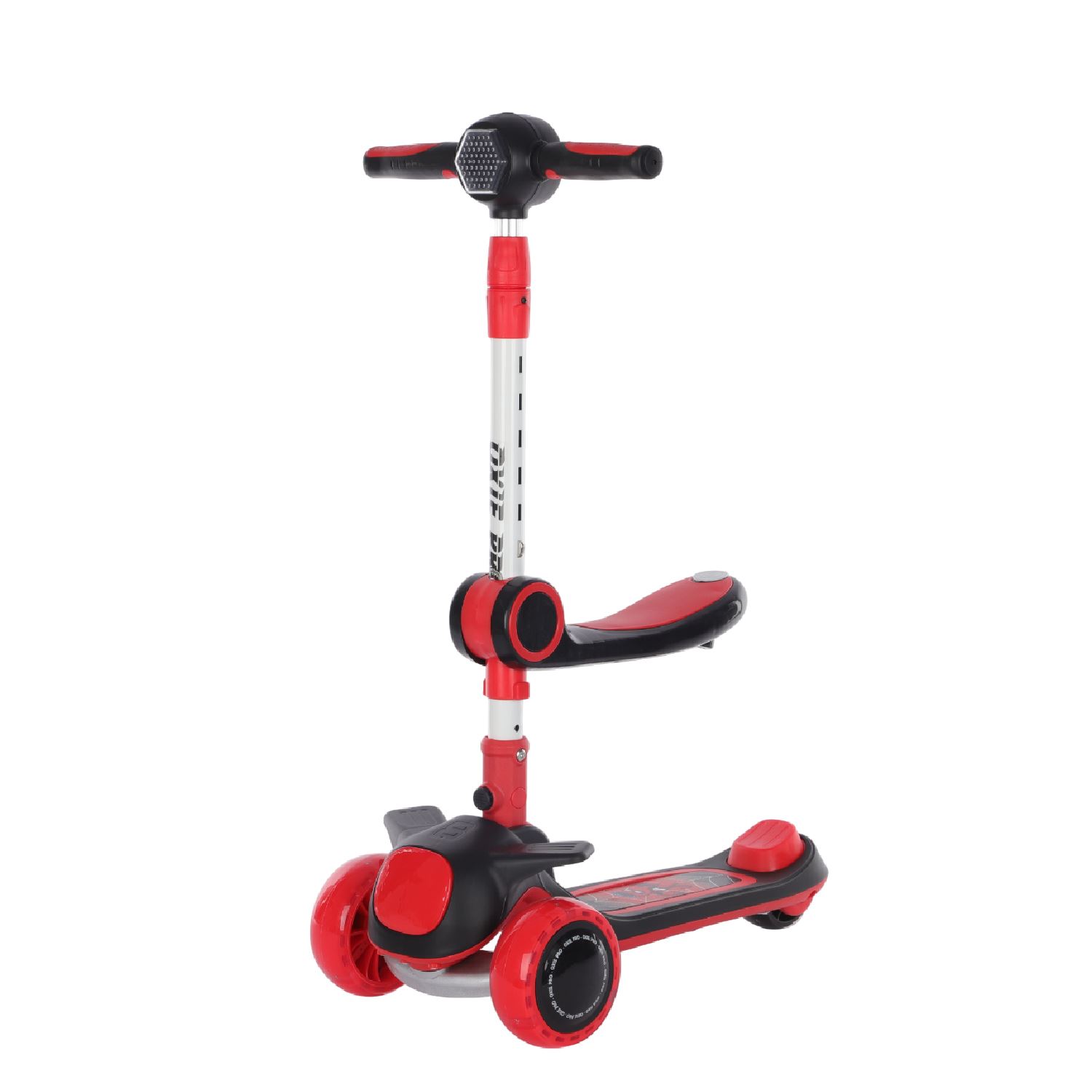 Scooter Lexus con asiento Oxie Pro bluetooth rojo negro