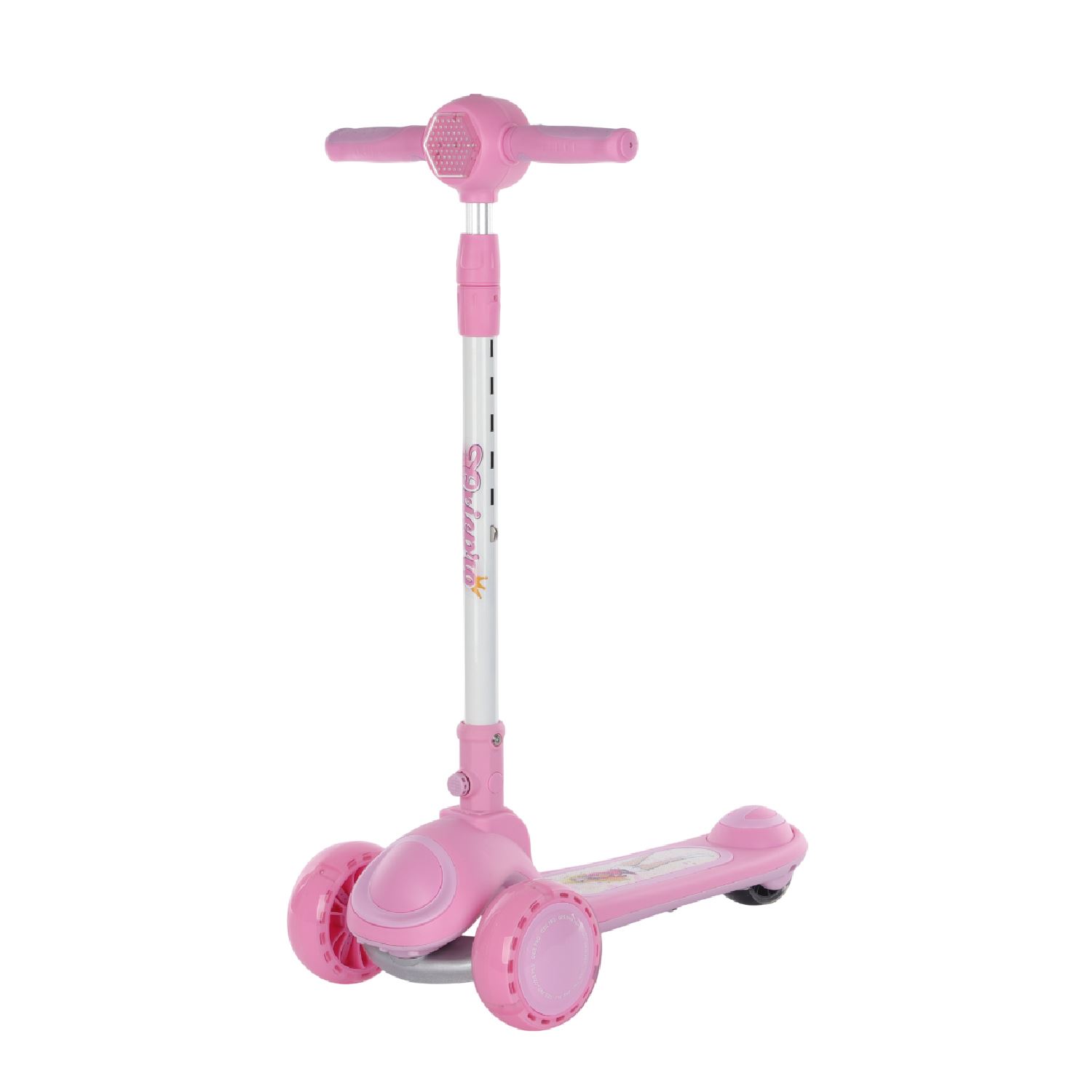 Scooter Lexus Oxie Pro con bluetooth rosado blanco