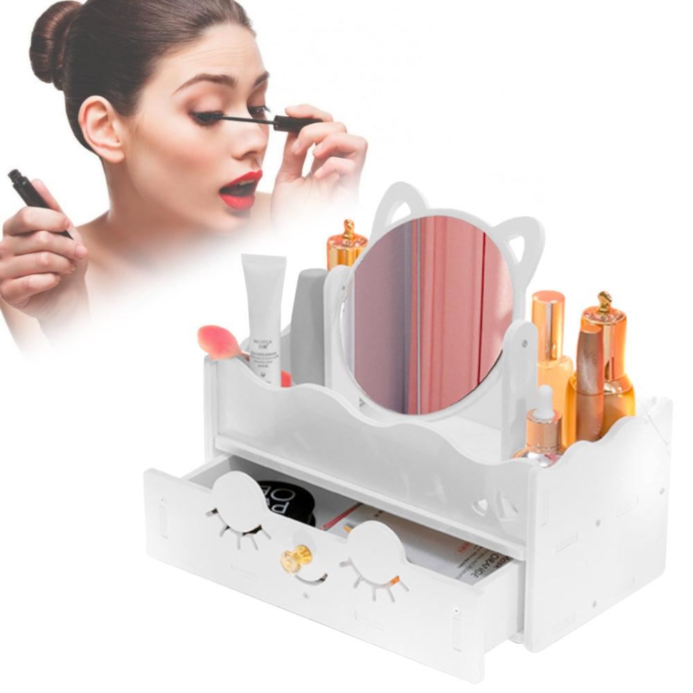 Organizador de papelería útil para Perfume, crema hidratante, lápiz labial,  contenedor de almacenamiento, organizador de cosméticos
