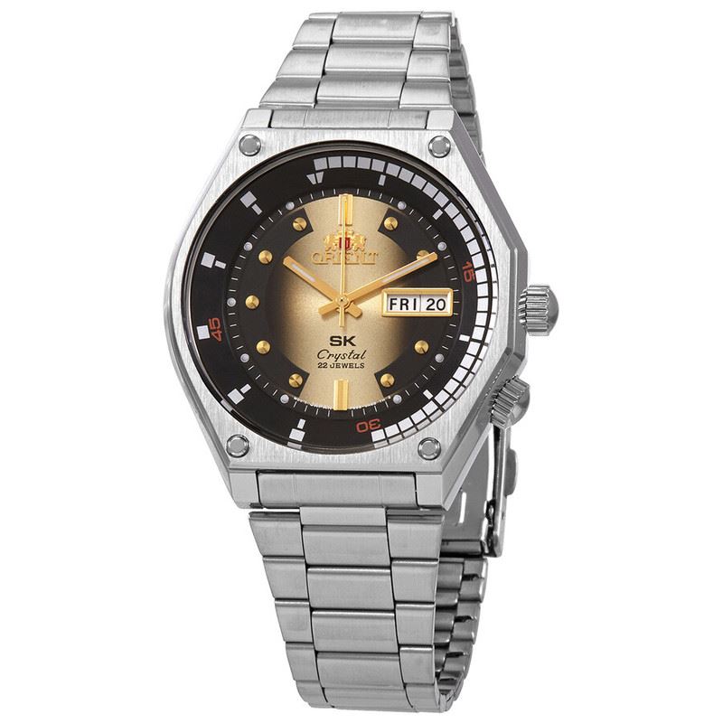 Orient Automático Esfera Champagne Acero Inoxidable RA-AA0B01G