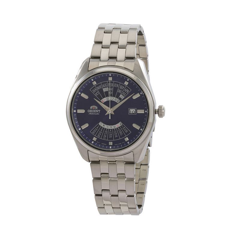 Orient Multi Year Calendar Automático Esfera Azul Acero Inoxidable RA-BA0003L10B