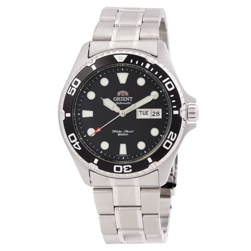 Orient Ray II Automático Esfera Negra Acero Inoxidable Diver TAA02004B