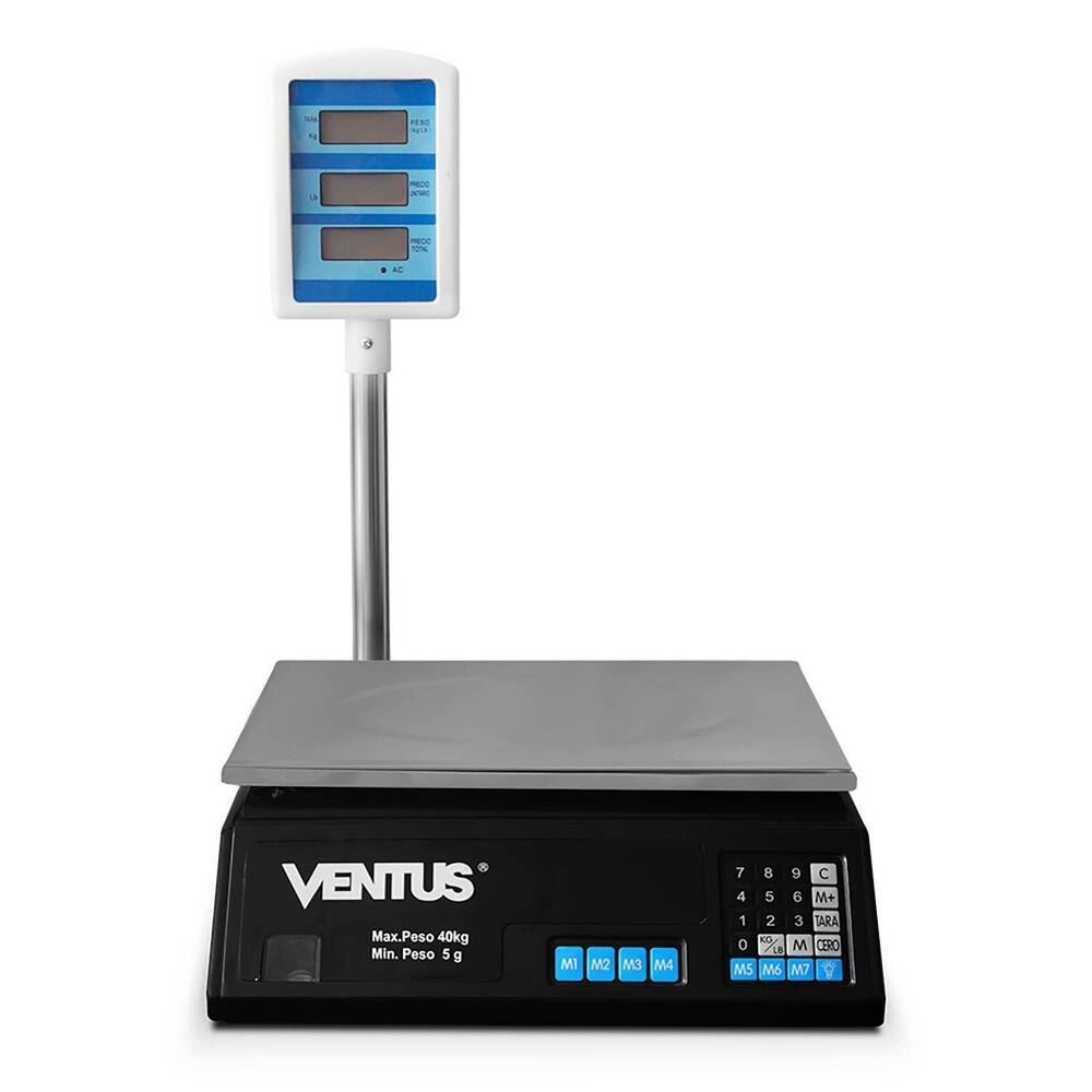 Balanza digital ventus con torre 40kg - inox