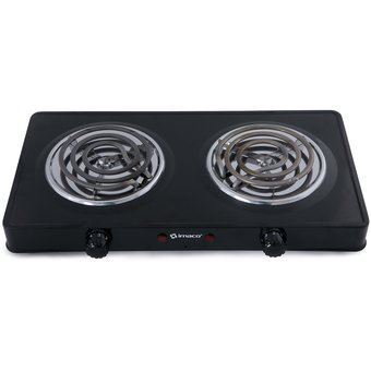 Cocina Eléctrica Imaco de 2 Hornillas HP1400 – Negro