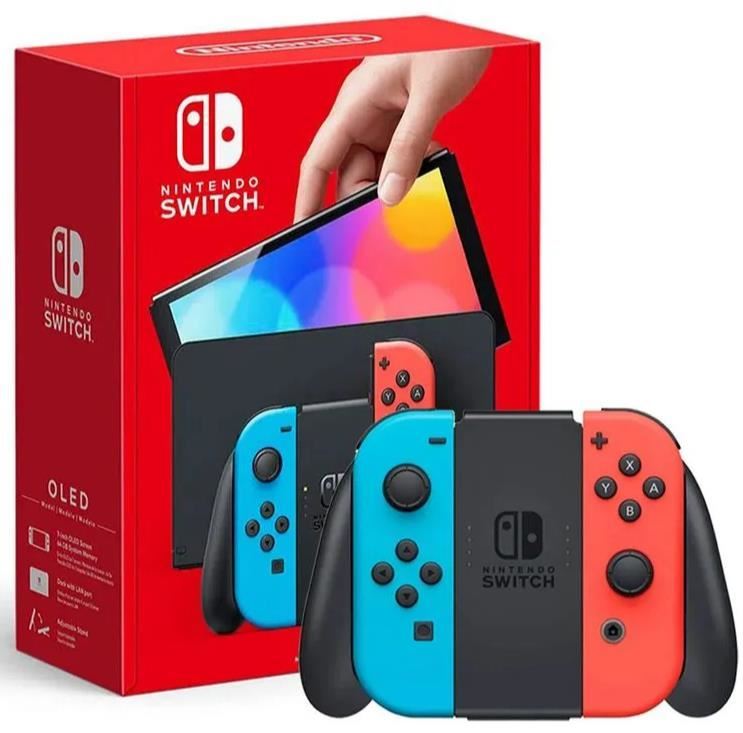 Consola Nintendo Switch Modelo Oled Neón - Negro