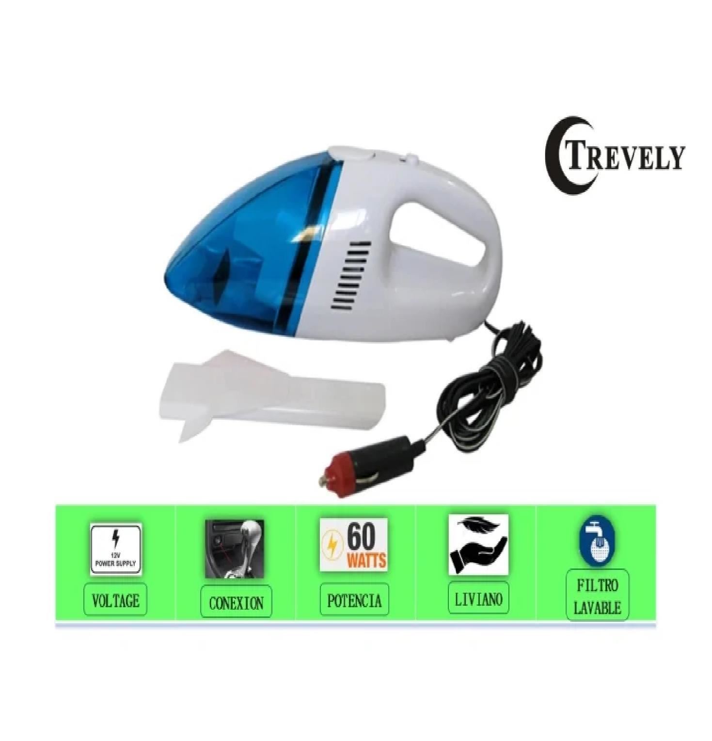 ASPIRADORA PORTÁTIL PARA AUTO TREVELY CT-300 – 12V