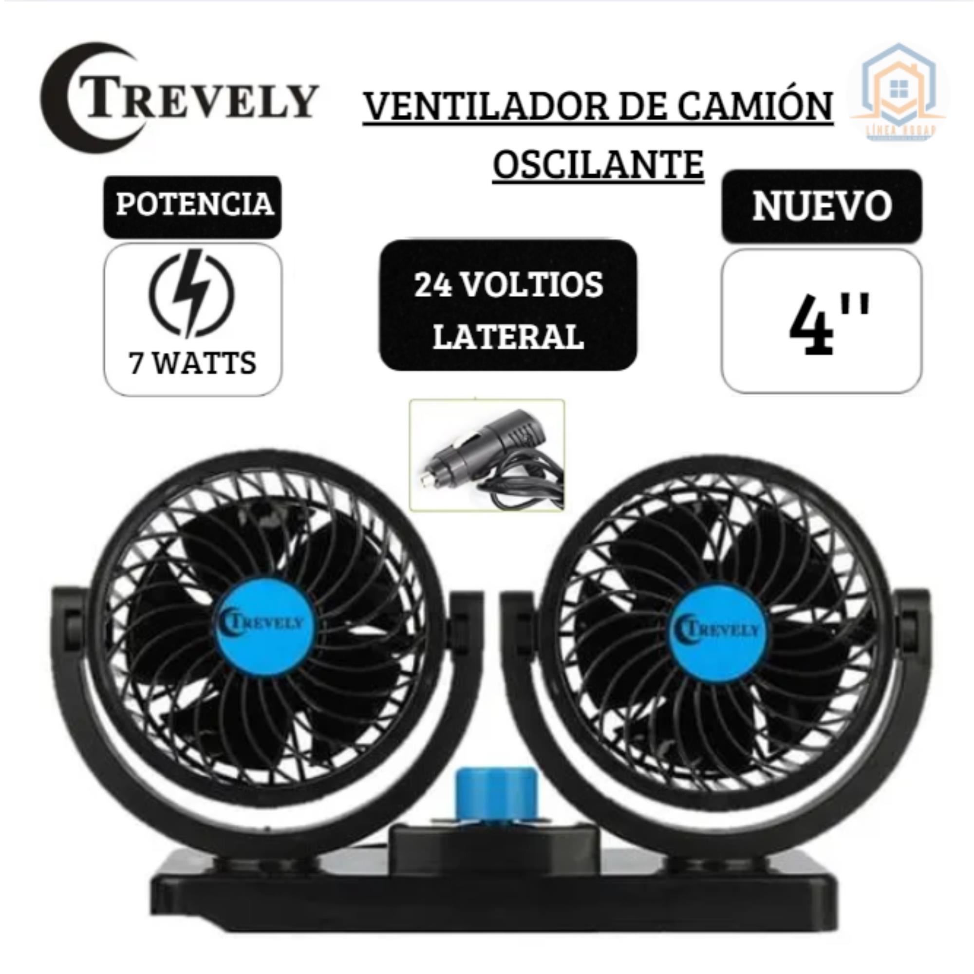 Ventilador para Auto 360° Giratorio TREVELY CT-400 – 12 Voltios