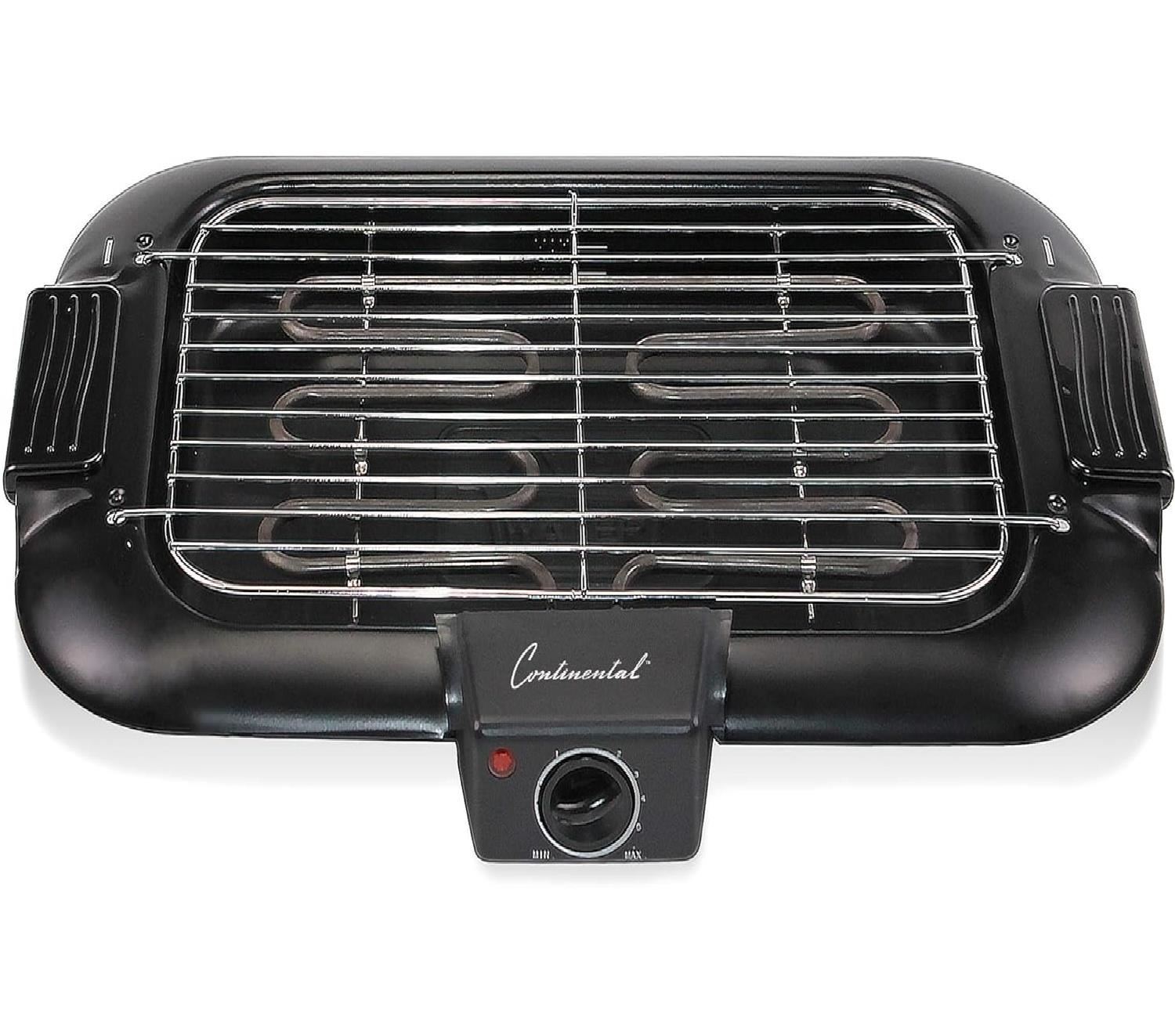 Parrilla Eléctrica Continental Electric CE-BQ909 2 Porciones - Negro