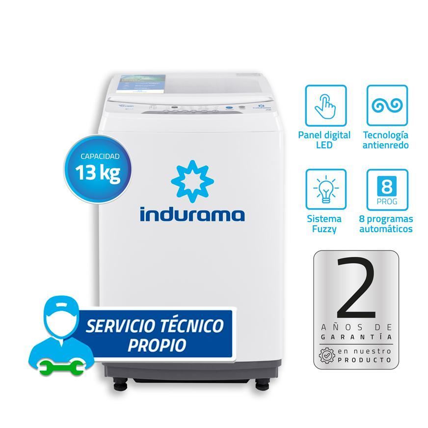 Lavadora Indurama de 13 KG LRI-13BLA Blanco
