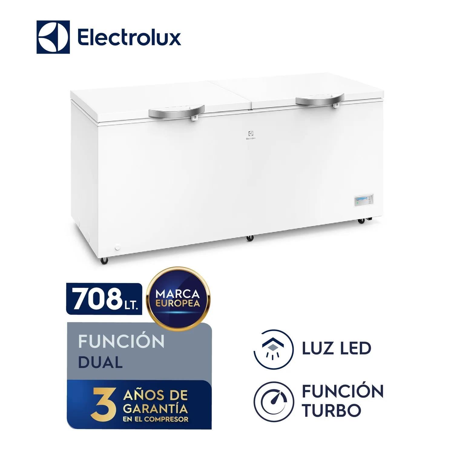 Congeladora Horizontal Electrolux Frost 708L EFC70W2HTW - Blanca
