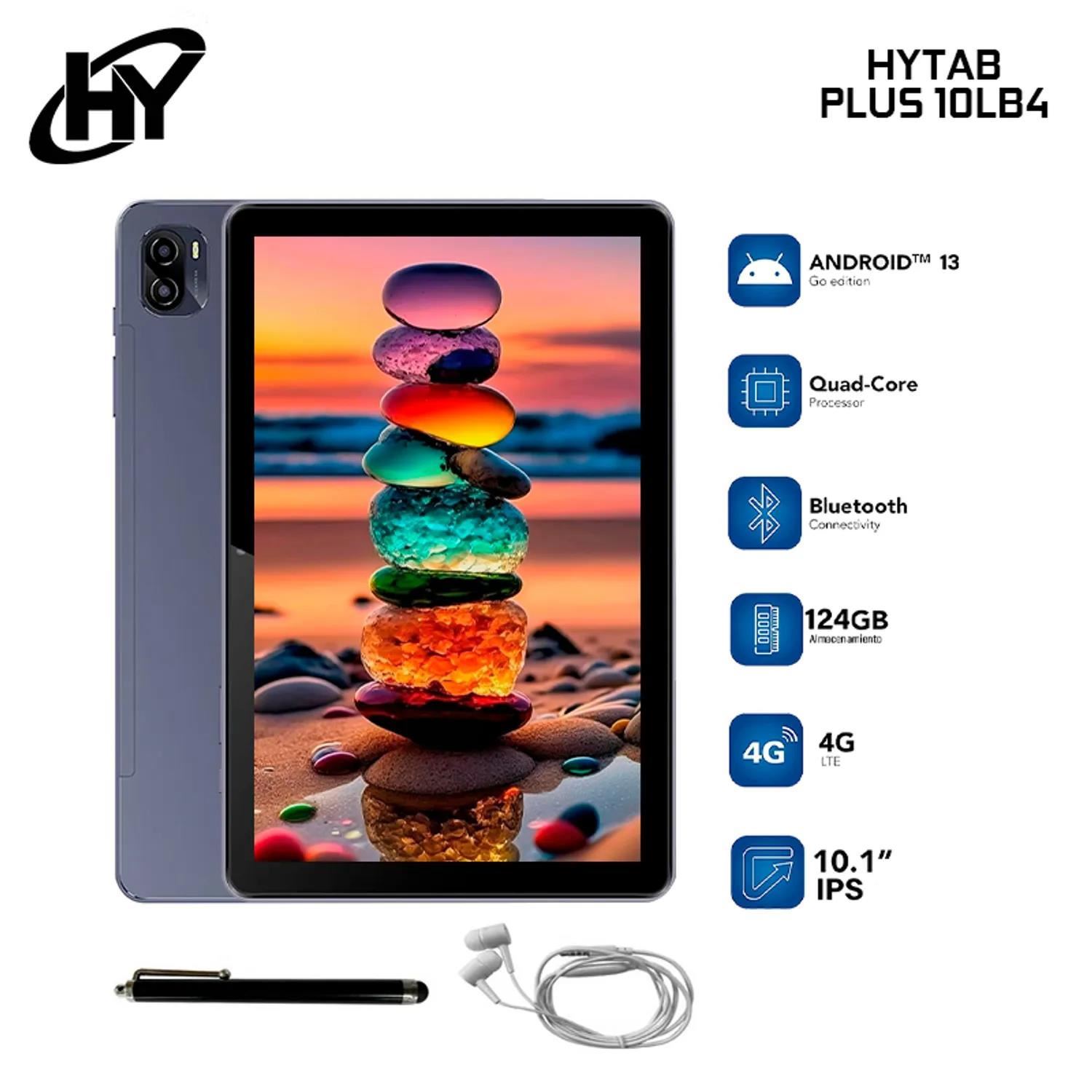 Tablet Hyundai HyTab Plus 10LB4 4GB RAM 128GB ROM Pantalla 10.1” HD IPS