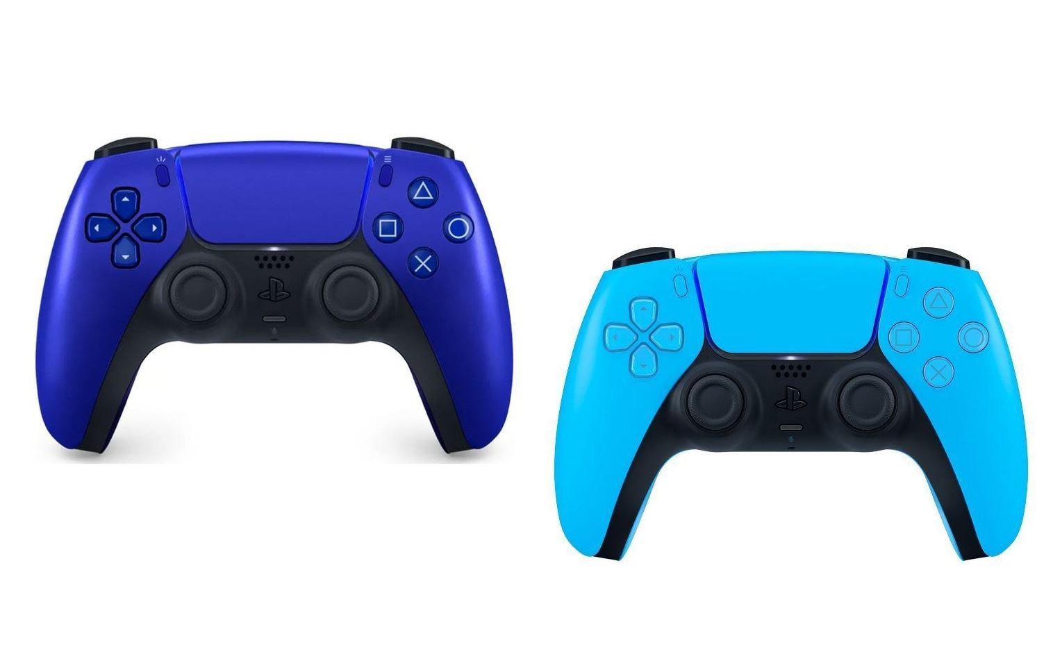COMBO Mando DualSense PS5 Azul Cobalto + Mando DualSense PS5 Celeste