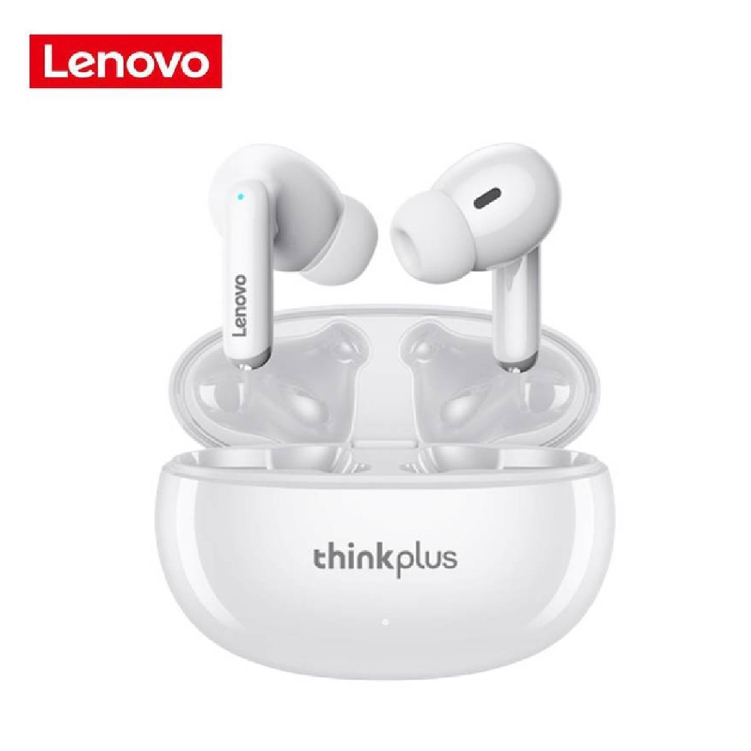 Audifono bluetooth 5.3 lenovo XT88 inalambricos 20hrs 2022 Blanco