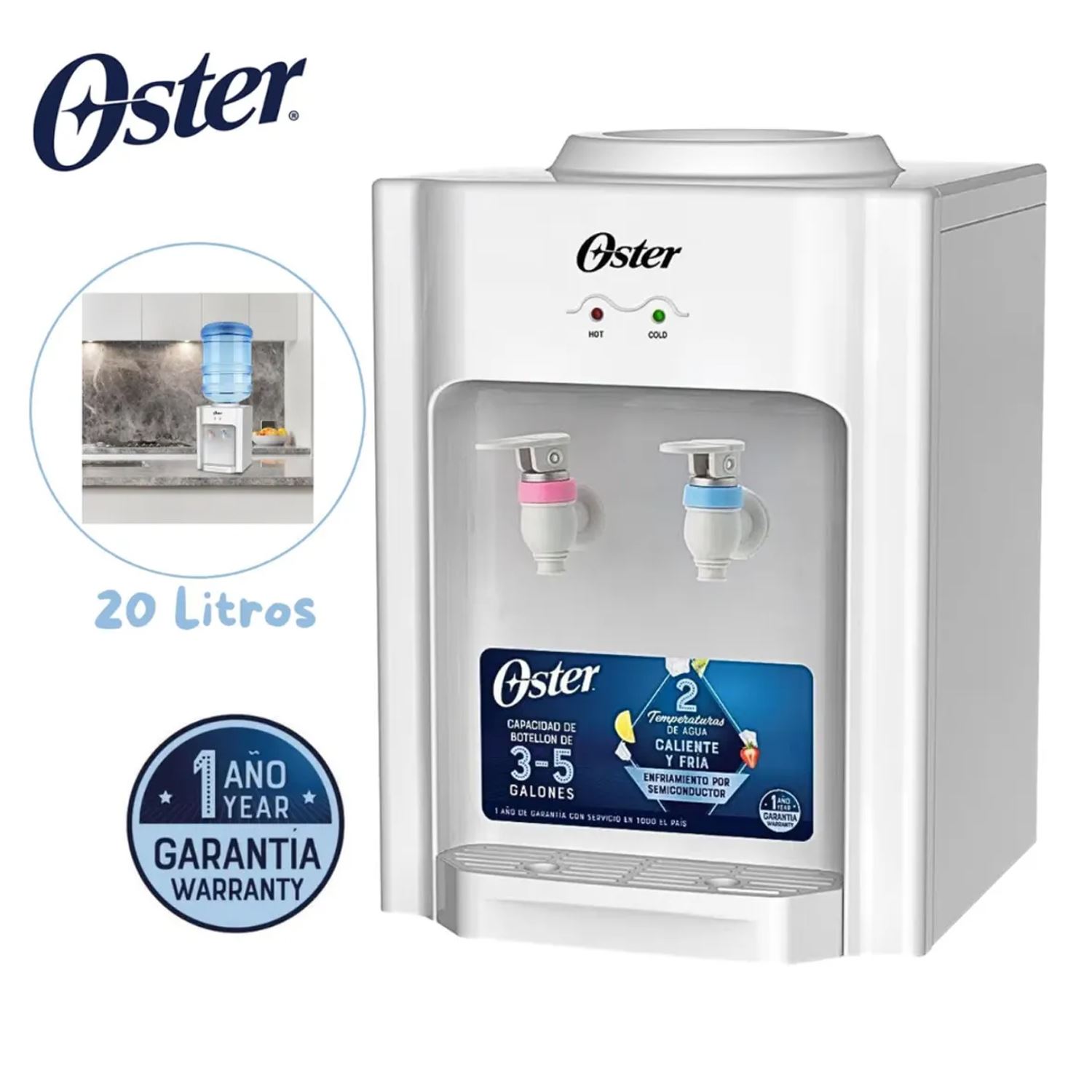 Dispensador de Agua Oster OS-PWDA233W