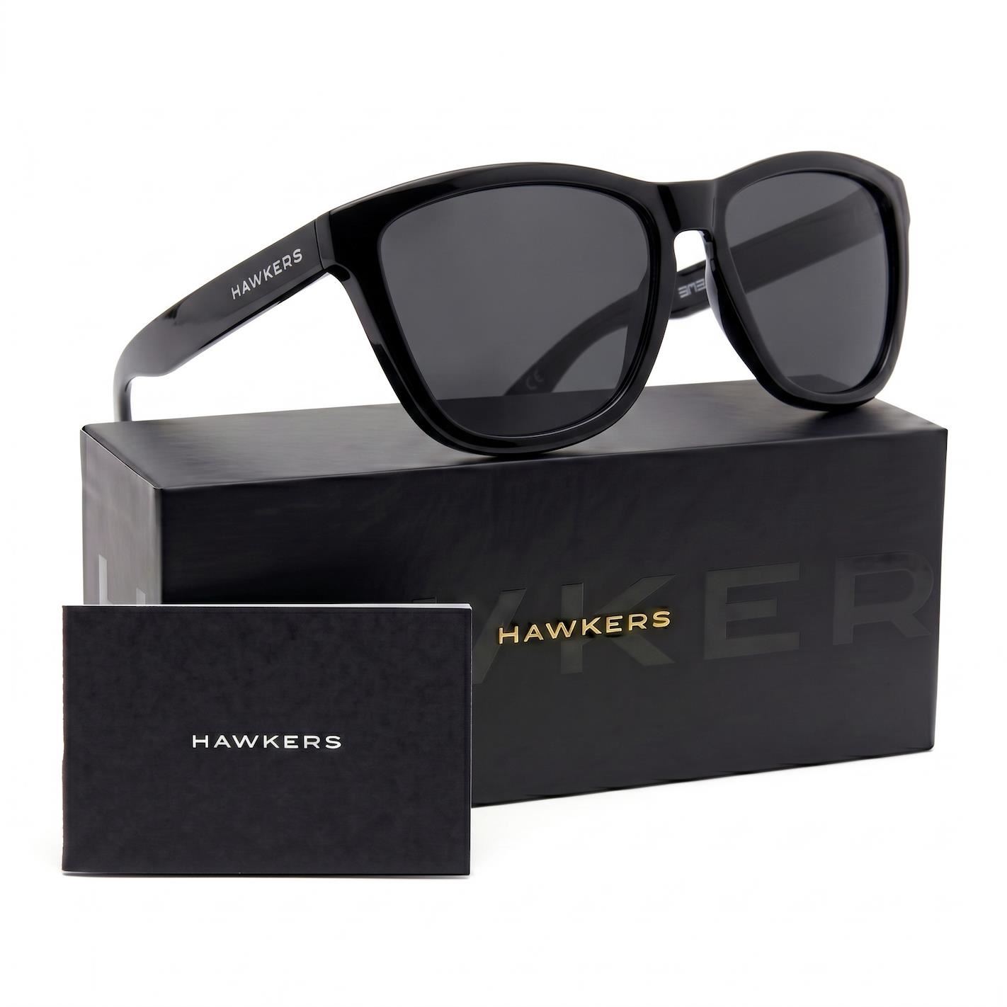 Lentes de Sol Hawkers One OTR23 Negro Brilloso Black Talla 54mm