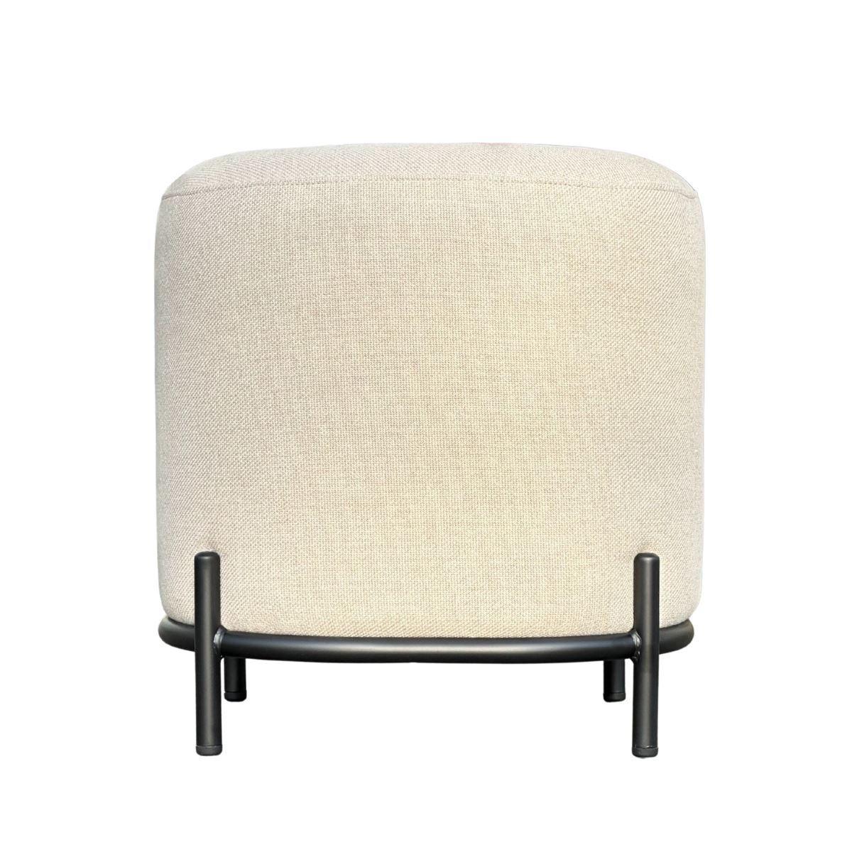 Puff Ottoman Crema 40x40 - Ziyaz