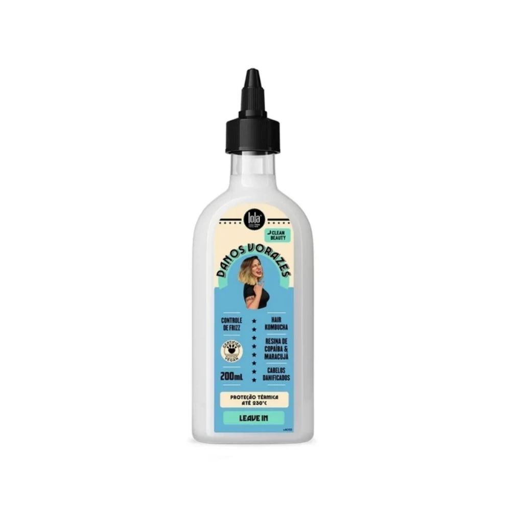 Leave In Danos Vorazes Protección Térmica 230 °C Lola Cosmetics 200 Ml