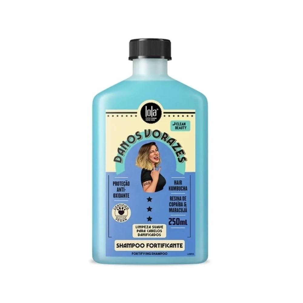 Shampoo Fortificante Danos Vorazes Lola Cosmetics 250 Ml