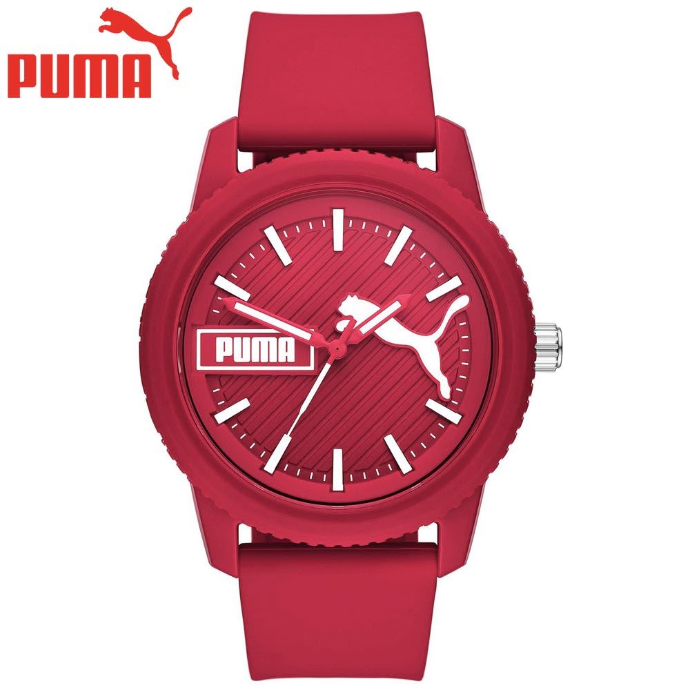 Reloj Puma Ultrafresh P5083 Correa de Silicona Rojo