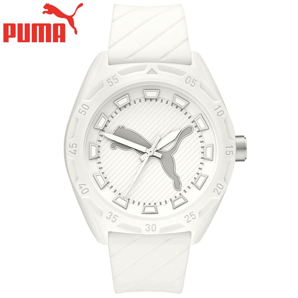 Reloj Puma Street P5089 Correa de Silicona Blanco