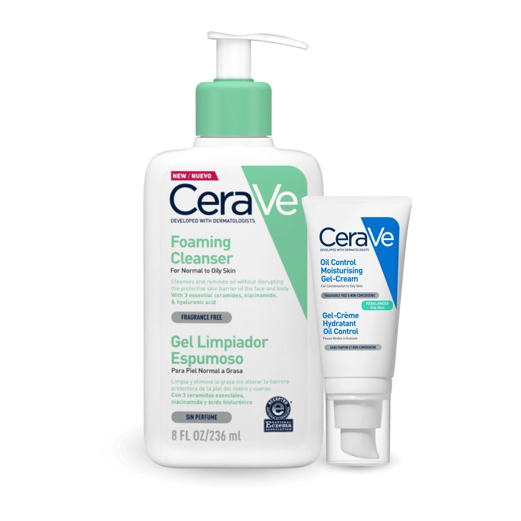 Limpieza e Hidratación para Piel Mixta a Grasa CeraVe