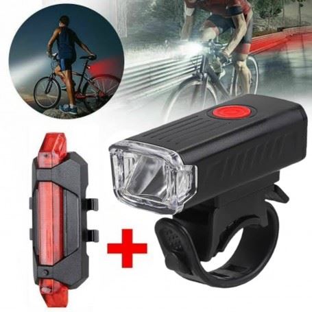 Luz LED para Bicicleta o Scooter con Bateria Recargable