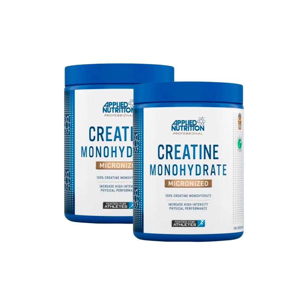 Pack 02 Creatina Monohidratada Micronizada Applied Nutrition 500gr