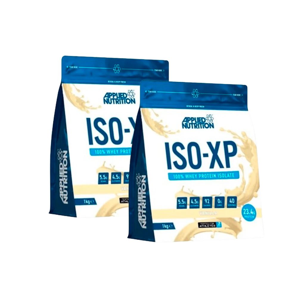 Pack 02 Proteina Applied Nutrition ISO-XP 1Kg Vainilla