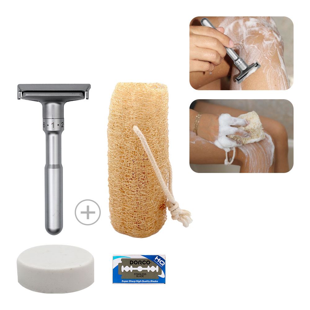 Pack Rasurado Zero Waste con Rasurado Acero Bamboo Balance