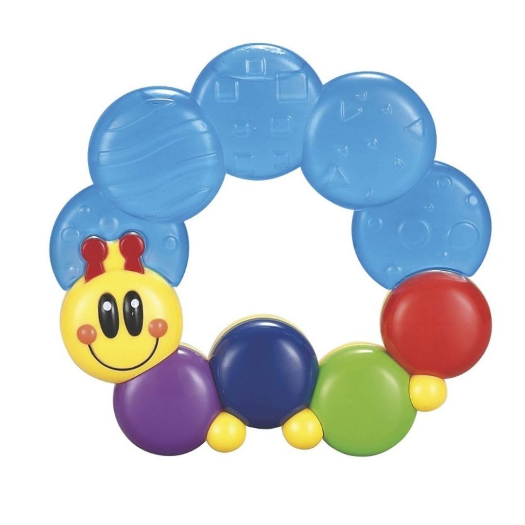 Gusano Sonajas Sonajero-mordedor 12 Cm