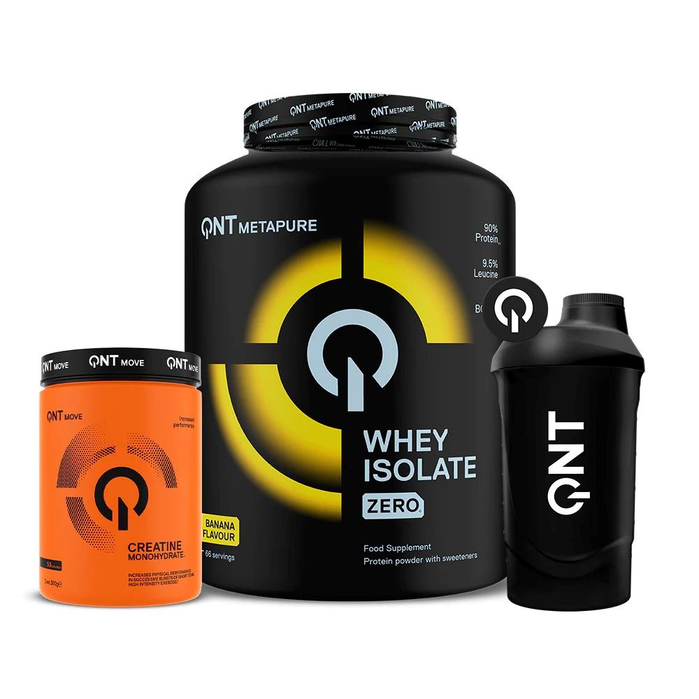 Proteína Isolatada Ban 4.4lb+ Crea300gr Shaker QNT