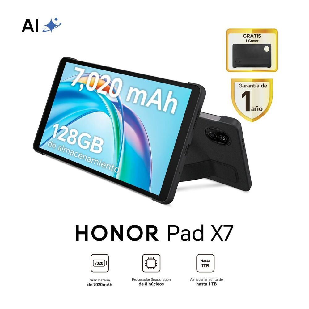 Tablet HONOR Pad X7 (4+128GB) - Gris