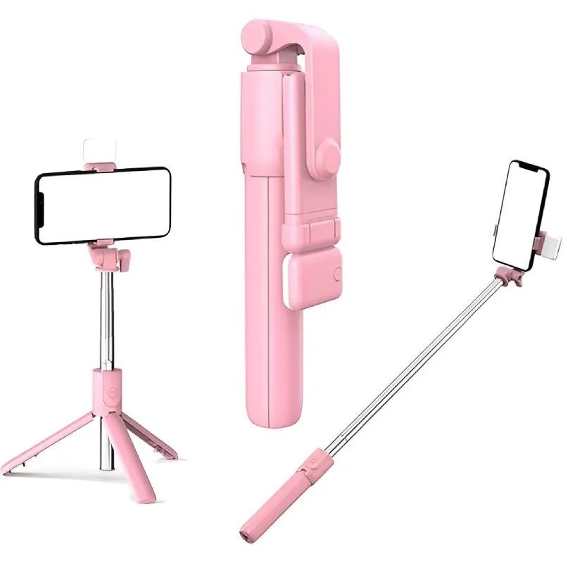 Palo Selfie Stick Celular Flash Tripode Bluetooth