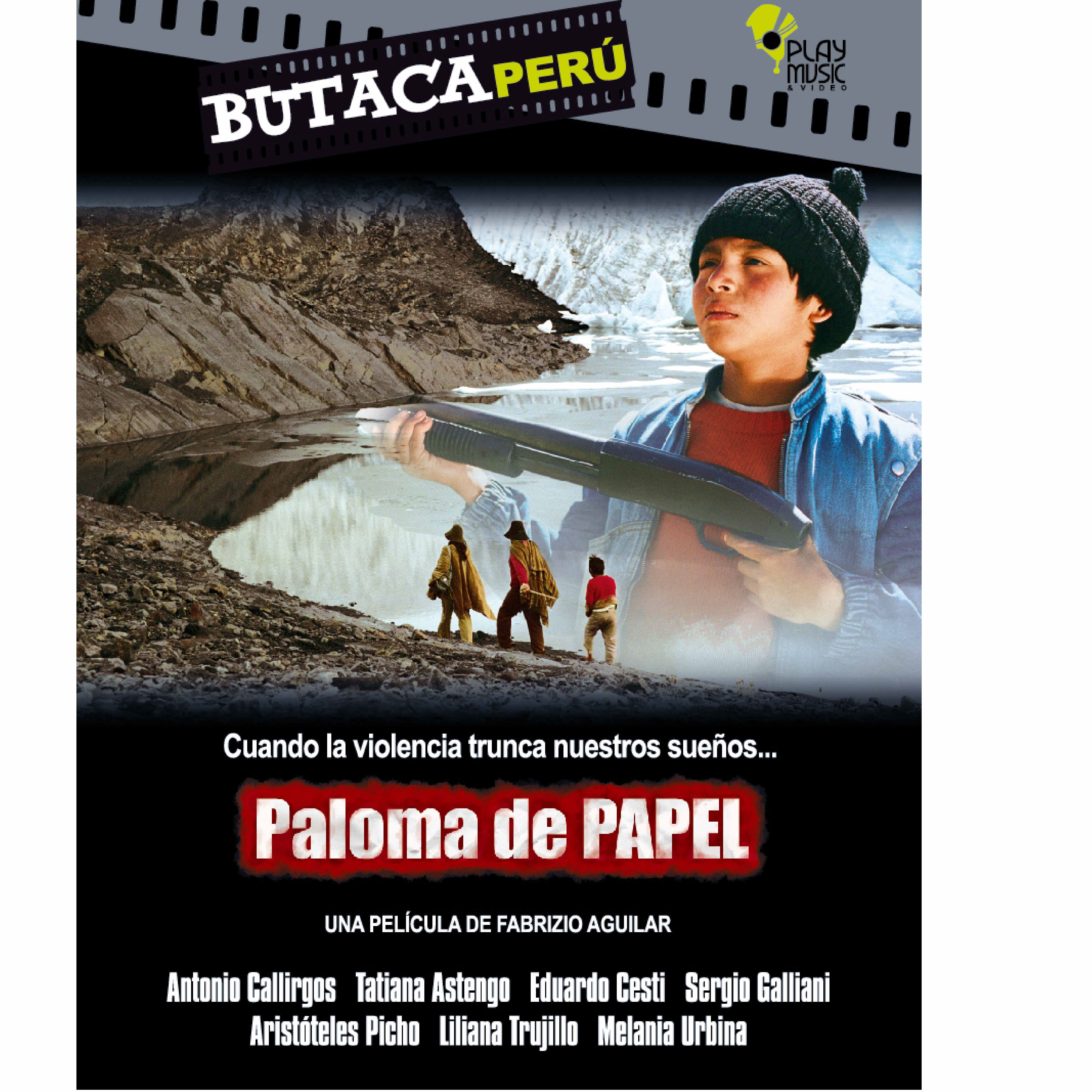 DVD PALOMA DE PAPEL PELÍCULA PERUANA BUTACA PERÚ