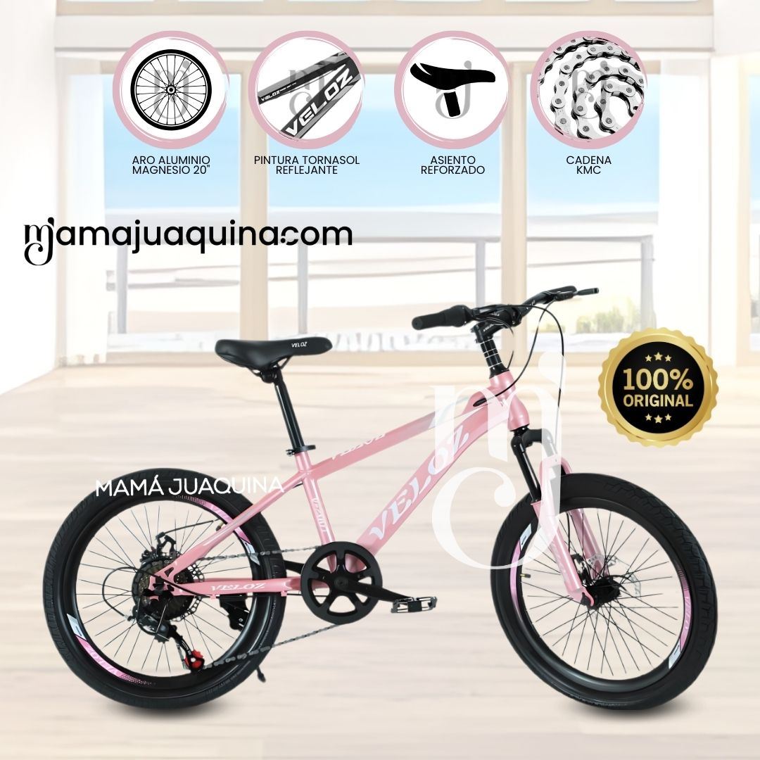 Bicicleta Para Niño Aro 20 «PALMEIRA MIDDLE» Rosa