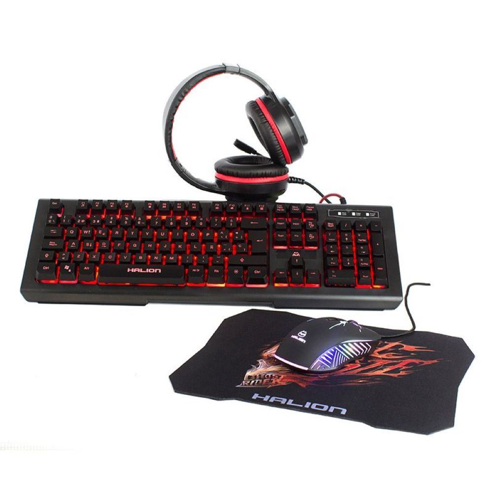 Combo Gamer Halion Pantro HA-880C 4 en 1