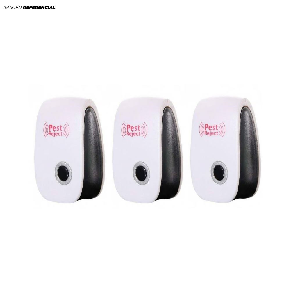 Repelente Ultrasónico para Mosquitos Insectos - 03 Unidades
