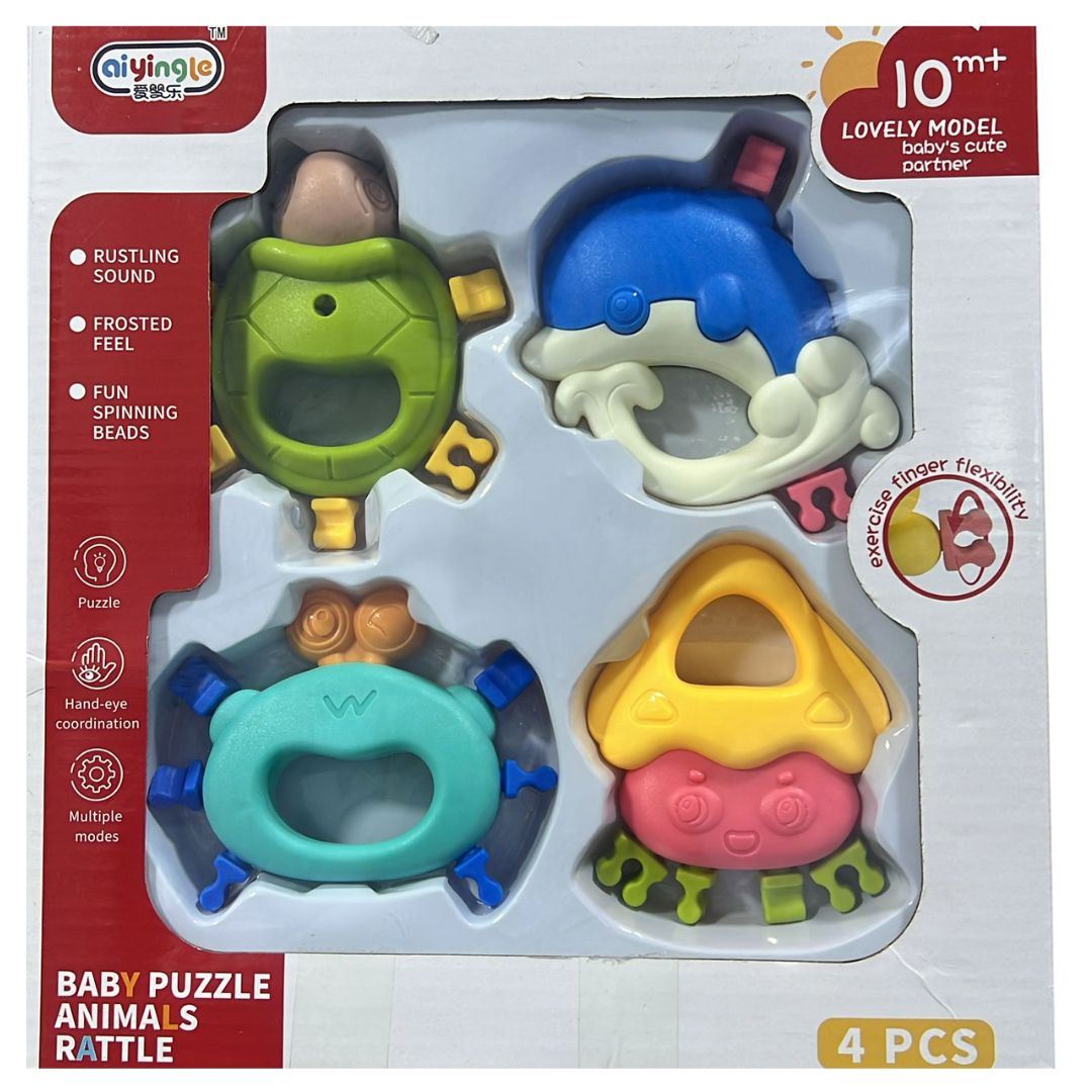 Set De Sonajas Sonajeros Para Bebes 4 Piezas