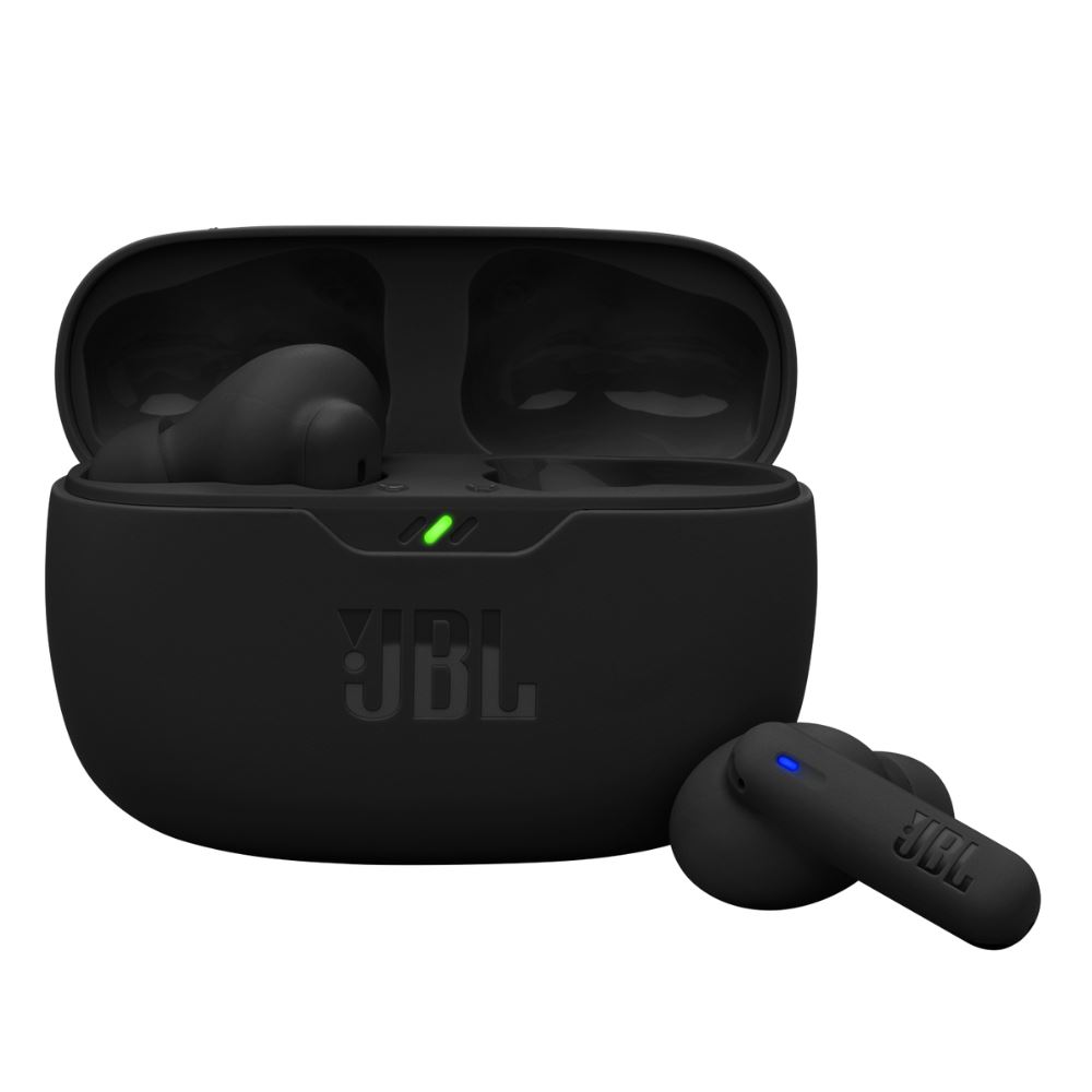 Audífonos Bluetooth True Wireless JBL Wave Beam 2 cancelación de ruido 40h Negro