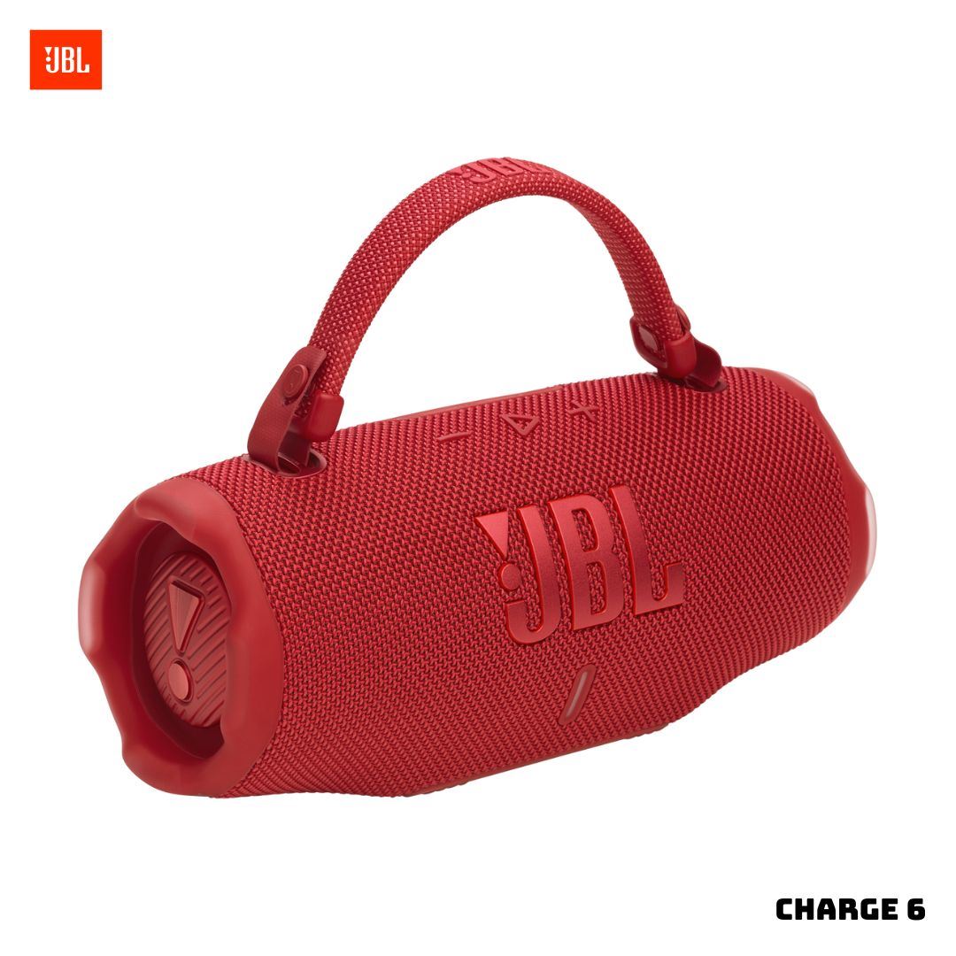 PARLANTE JBL CHARGE 6 PARTYBOOST ROJO