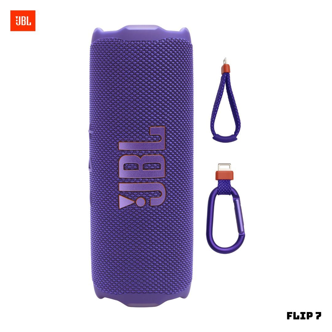 PARLANTE JBL FLIP 7 BLUETOOTH EXTRABASS MORADO