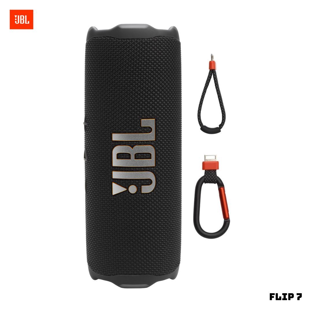 PARLANTE JBL FLIP 7 BLUETOOTH EXTRABASS NEGRO