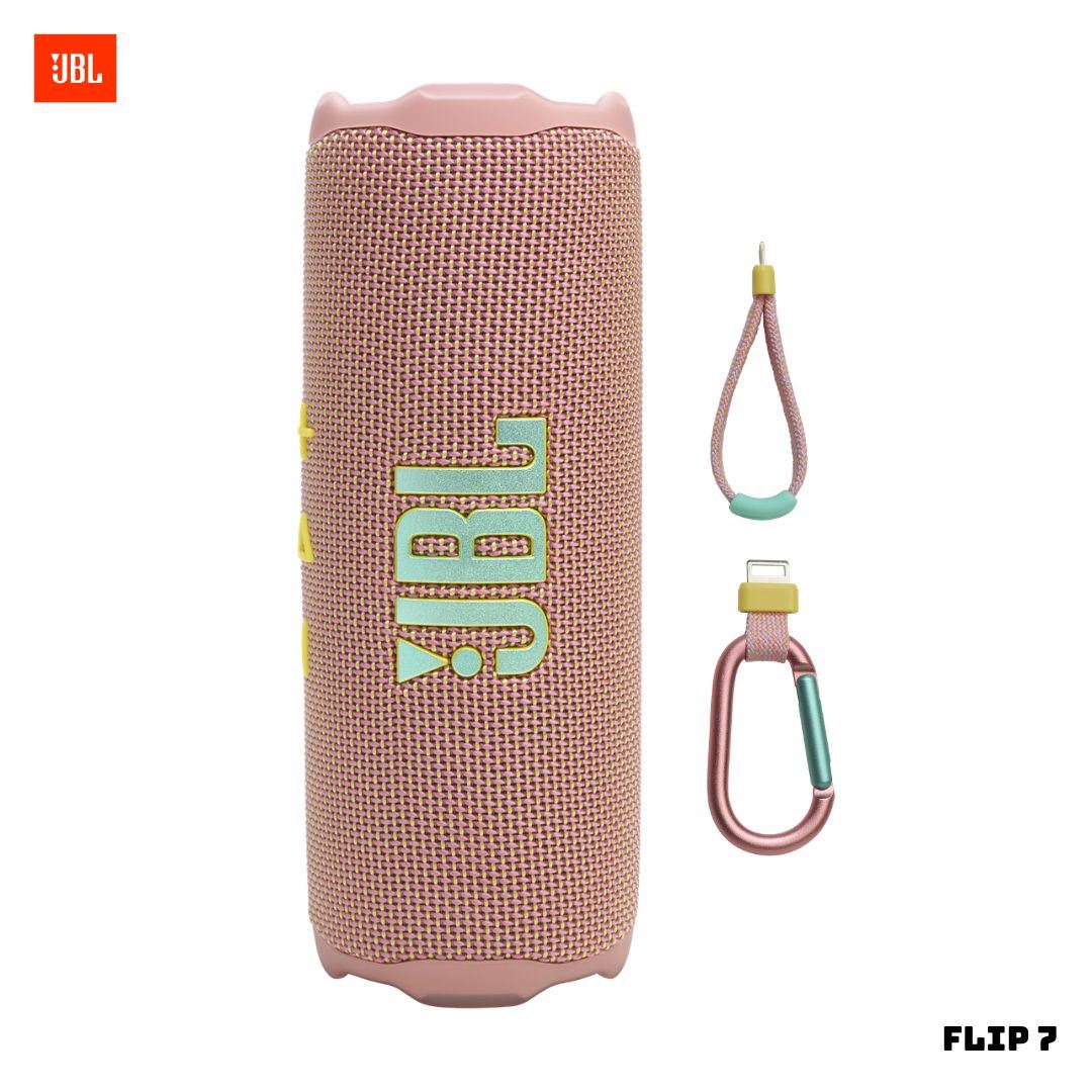 PARLANTE JBL FLIP 7 BLUETOOTH EXTRABASS ROSADO