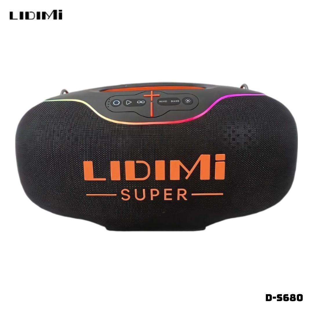 PARLANTE LIDIMI BLUETOOTH 300W NEGRO - D-S680 + MICROFONO