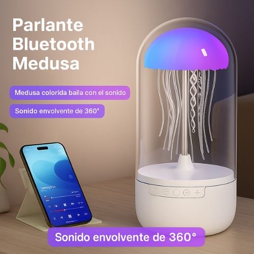 Parlante Medusa LED con Bluetooh