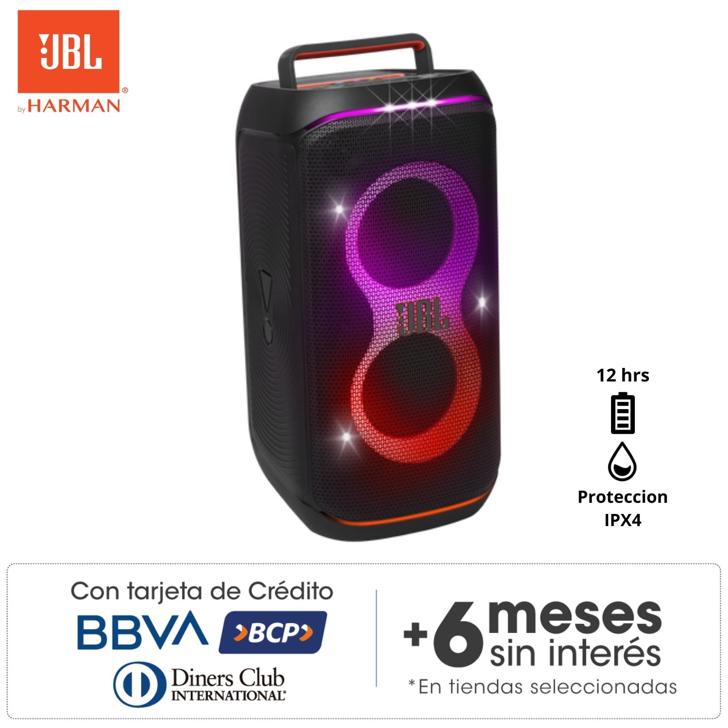 Parlante Inalambrico JBL Partybox Club 120