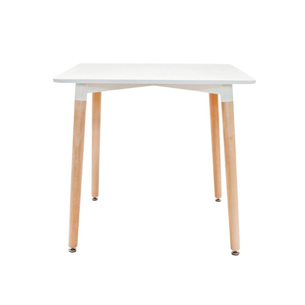 Mesa De Comedor Cuadrado Square 80 x 80 Blanco Ofideas